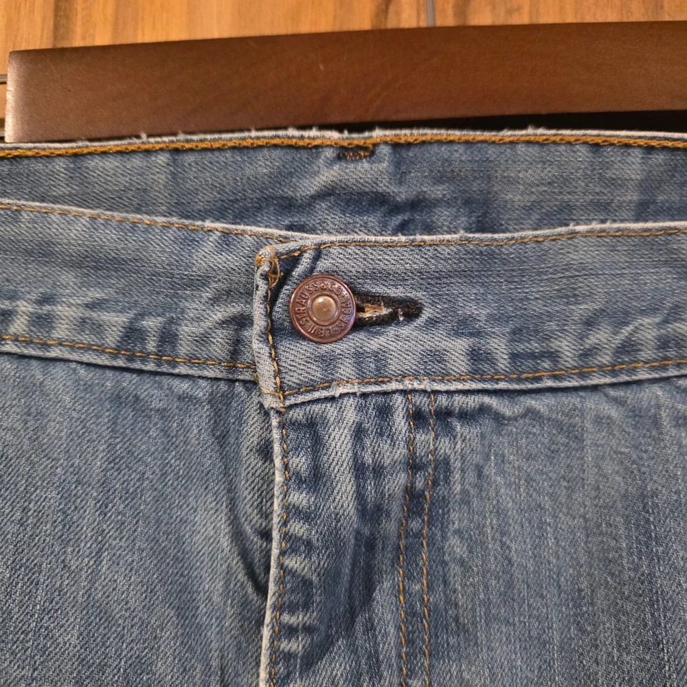 Levi's 559‎ Relaxed Straight Jeans Mens 42x30 Blue Good Denim Casual Pants